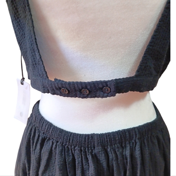 APiece Apart Sz Sm Dia Cut-Out Black Maxi Dress - NWT - Picture 7 of 12